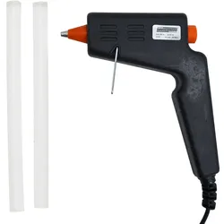 Mini Klebepistole 30W: Heissklebepistole mit 2 Klebesticks – Dein Präzisions-Bastelhelfer – Schnell, Sicher & Vielseitig für DIY