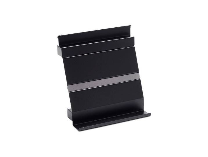 Kesseböhmer Küchenrückwand Linero Style Relingsystem für die Küche - versch. Elemente, Tablet-Halterung schwarz