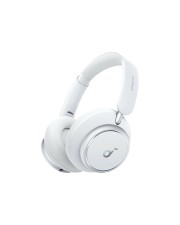 Anker Innovations Soundcore Space Q45 Kopfhörer mit Mikrofon ohrumschließend Bluetooth kabellos kabelgebunden aktive Rauschunterdrückung 3,5 mm Stecker weiß (A3040G21)