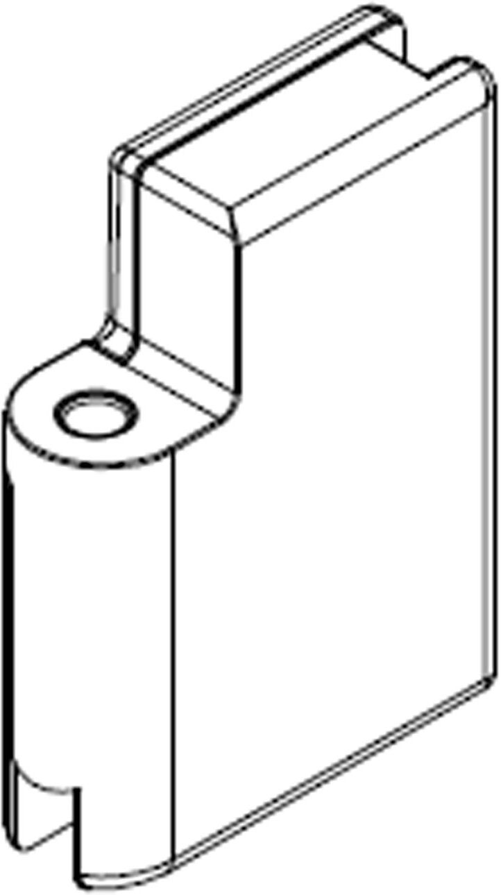 HSK replacement glass holder top left, E100312-OL