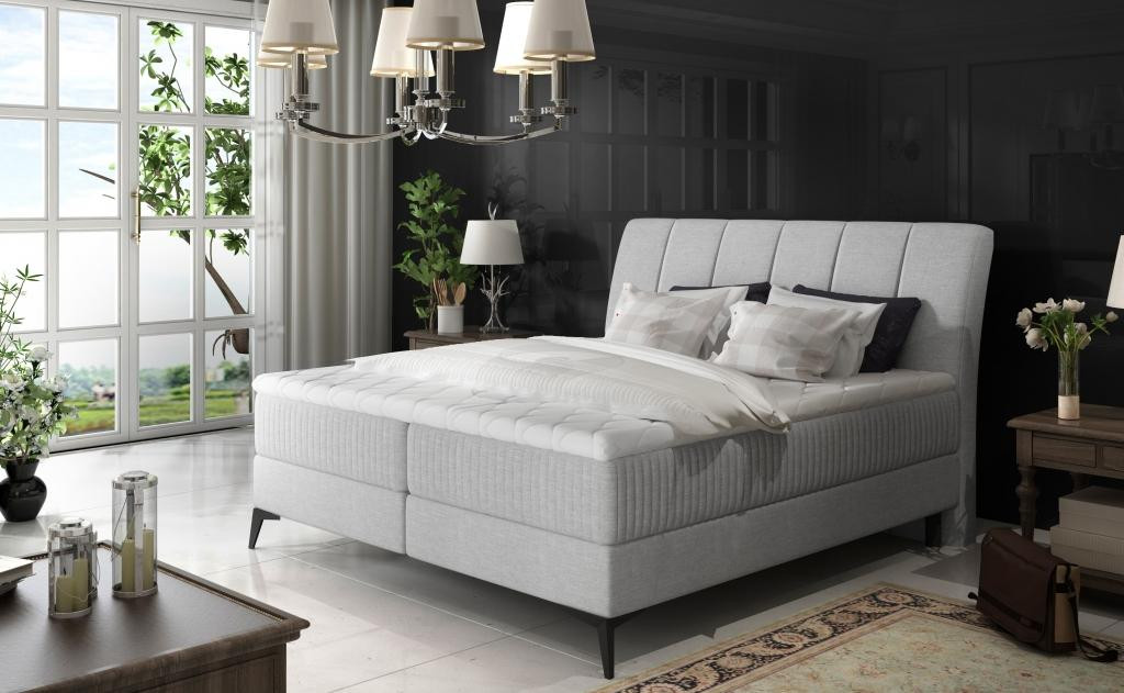 Luxe Designer Hotel Gestoffeerd Tweepersoonsbed van Massief Hout