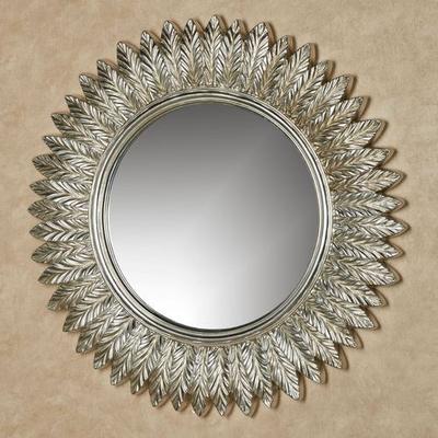 Touch of Class Ella Leaves Wall Mirror Silver with Gold , Silver with Gold