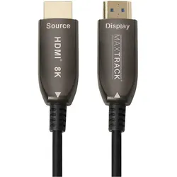 Transmedia HDMI Typ A – HDMI Typ A (20 m), Videokabel, Schwarz