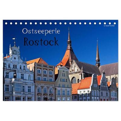 Ostseeperle Rostock (Tischkalender 2027 DIN A5 quer), CALVENDO Monatskalender