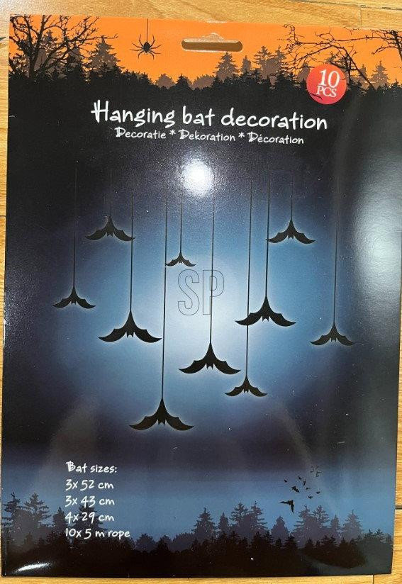 Nampook Halloween Hangdecoratie Vleermuis