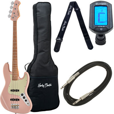 Harley Benton JB-62CC SP Bundle noir