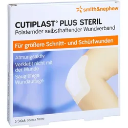Cutiplast Plus steril 7,8x10 cm Verband