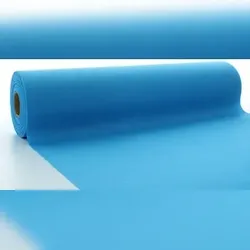Mank Tischläufer aus Airlaid - AQUABLAU, 40 cm x 24 m, 1 Stück - Tischtuch Tischband Tischwäsche Tischdeckenrolle