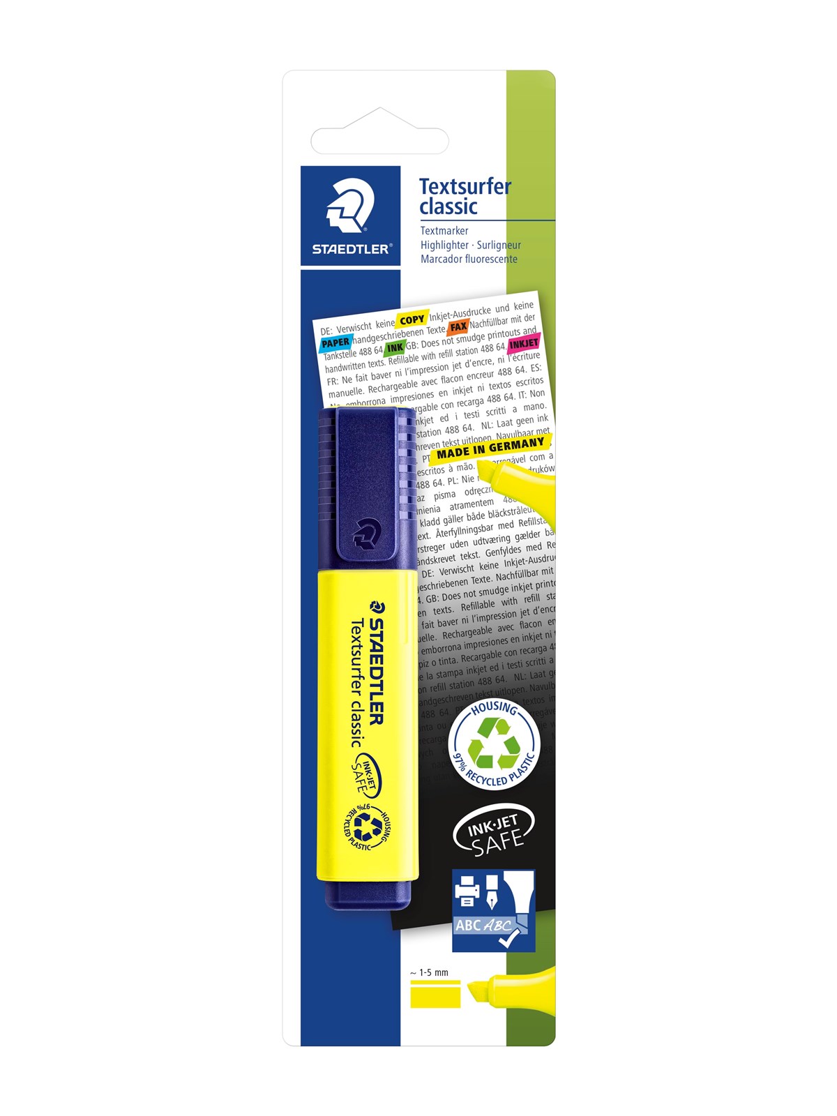 Staedtler Highlighter Textsurfer class 10 pcs yellow