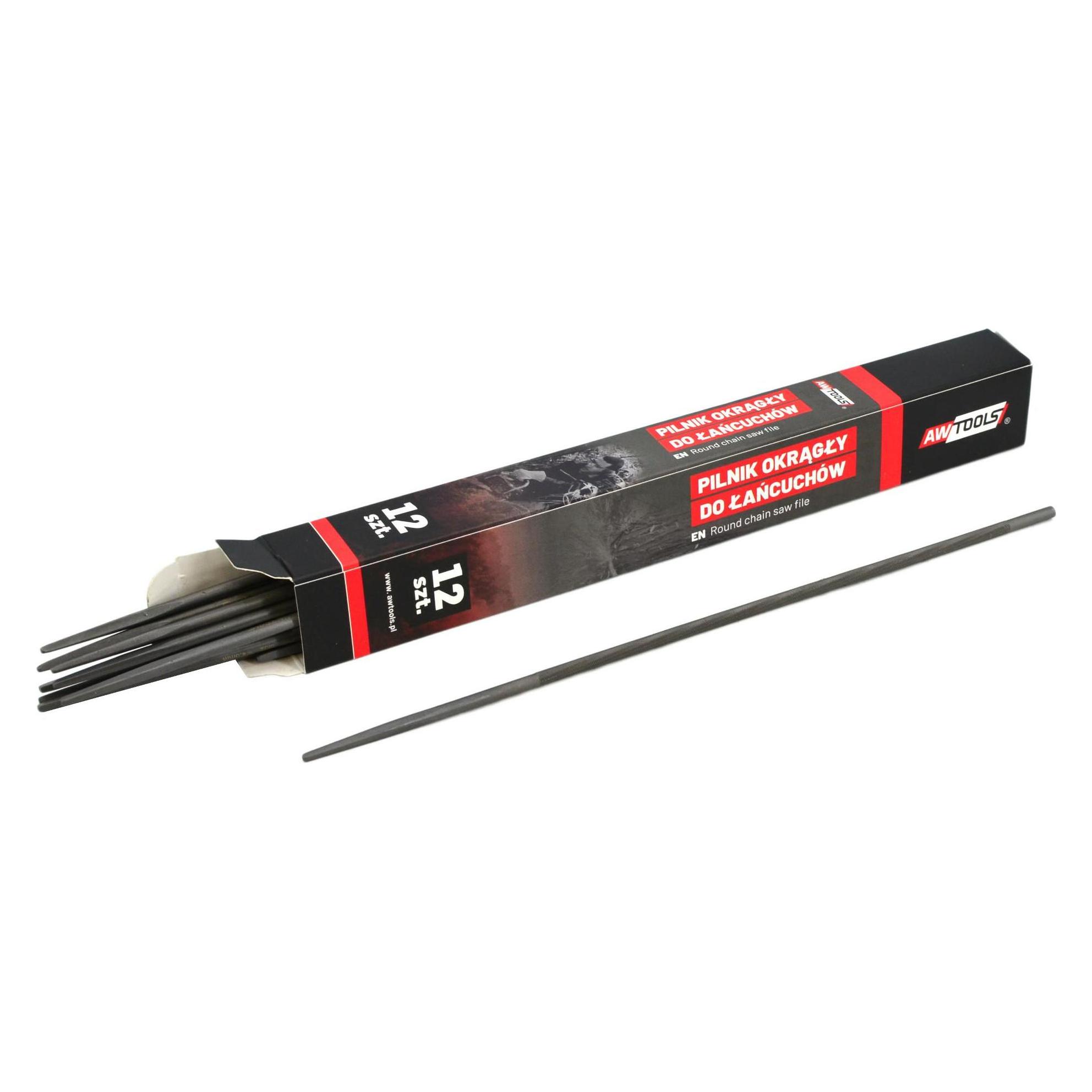 Awtools PILNIK OKRĄGŁY DO ŁAŃCUCHÓW 4,5mm 12szt. (35616999)