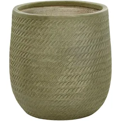 BLUMENTOPF olivgrün rund 39/39/44 cm Livadia