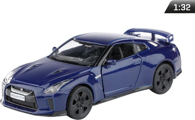 RMZ Nissan GT-R (R35) schaalmodel 1:32, donkerblauw