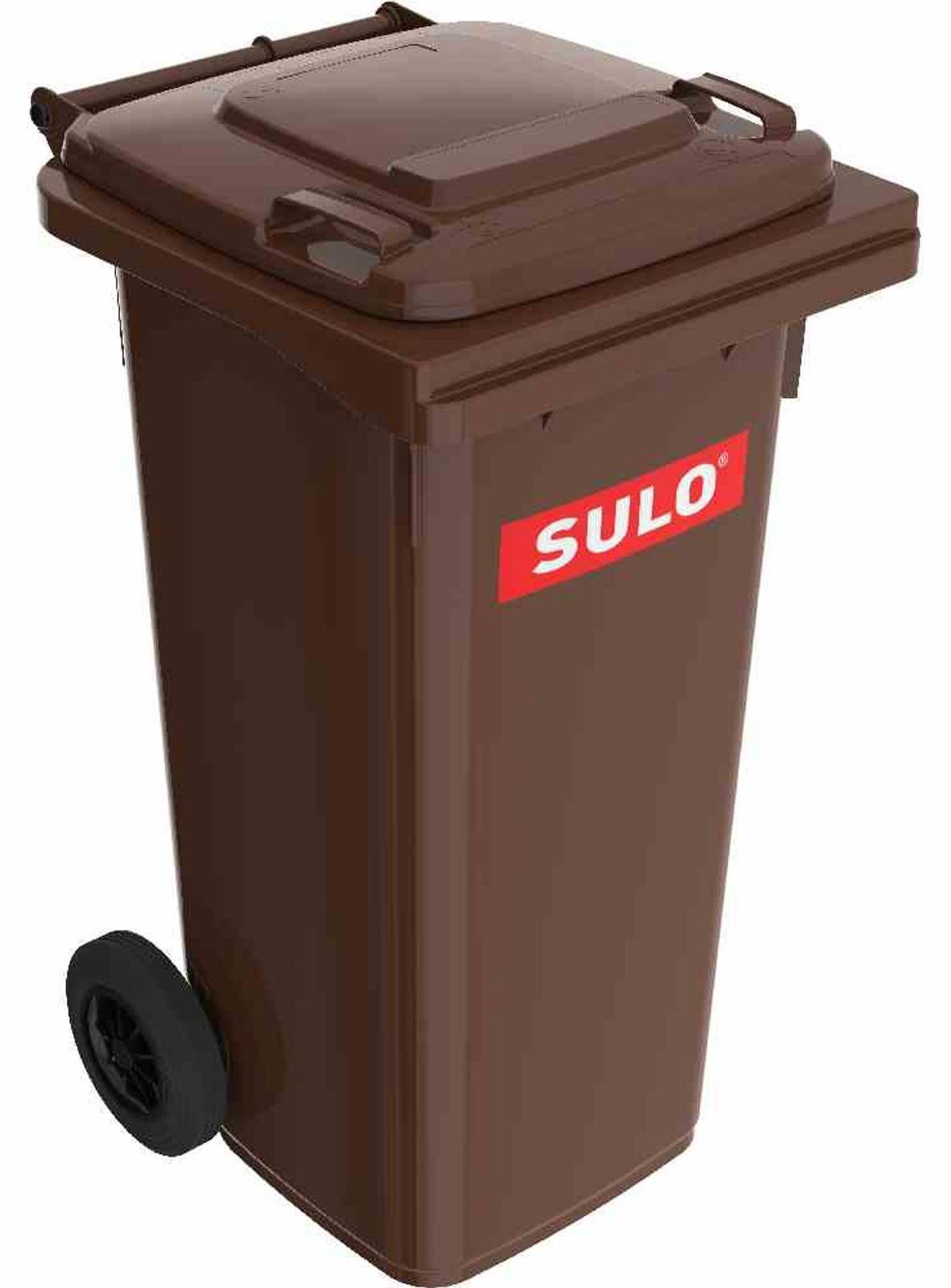 Sulo Mobiele Vuilnisbak, 120 liter, Bruin