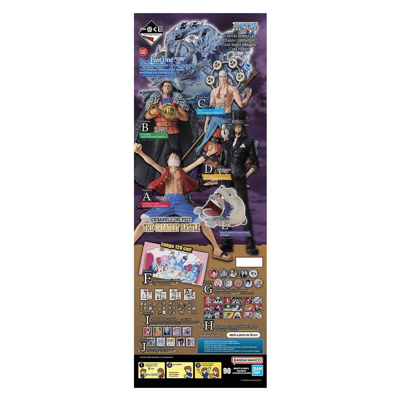 Banpresto ICHIBAN KUJI One Piece The Greatest Battle 90 Ticket (FIIK0049)