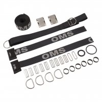 OMS SmartStream Gurtband, Edelstahl Hardware und Schrittgurt