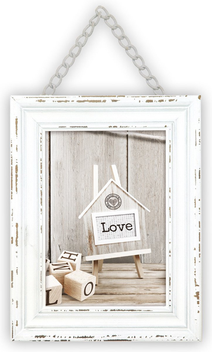 Zep Houten Fotolijst Rivoli Wit 10x15cm