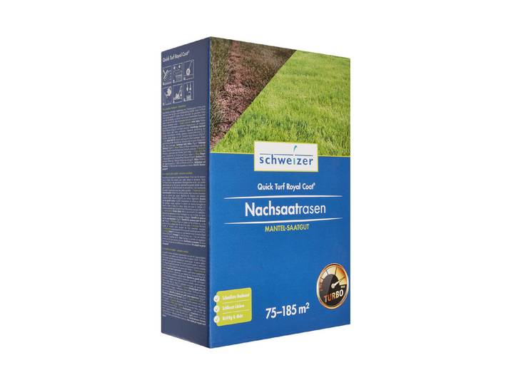Schweizer Nachsaatrasen QuickTurf Royal Coat 1.9 kg 75 m²