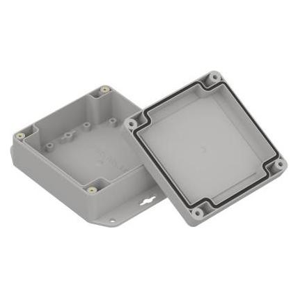 RS PRO Polycarbonat Universal-Gehäuse Hellgrau Auss (ZP105.105.45SUJ TM PC)