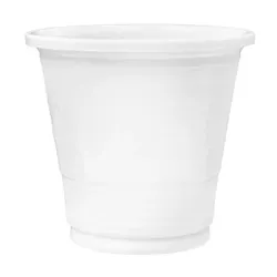 MONOUSO - Plastikbecher Wiederverwendbar weiß PP 80ml (4.800 Stück)