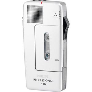 Philips Pocket Memo 488 Diktiergerät, mit Minikassette und Sprachaktivierung