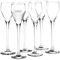 Holmegaard - Perfection Shot Glass - 5.5 cl - Set of 6, Cocktailgläser, Transparent