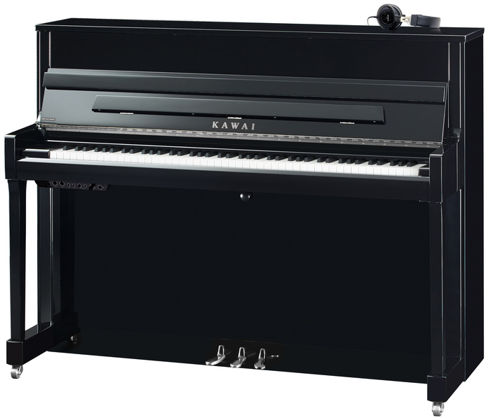 Kawai K-200 ATX 4 E/P SL Piano nero lucido con finiture cromate