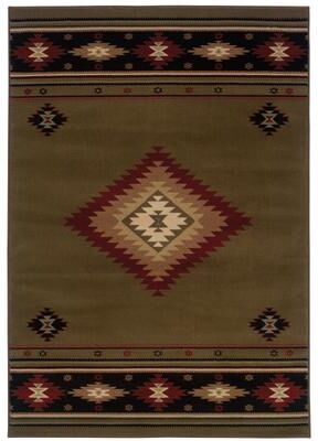 Copper Grove Style Haven Allegheny Southwestern Area Rug--