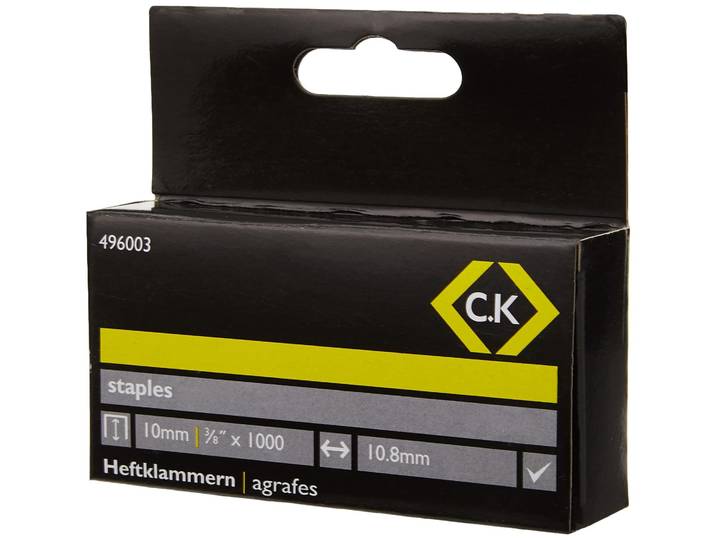 Agrafes C.K 10\,5 x 10 mm Contenu : 1.000 pièces