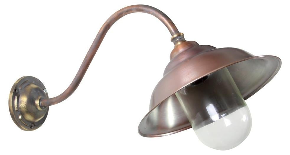 KS Verlichting Savoye II Landelijke Wandlamp - Brons/Koper