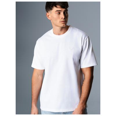 T-Shirt TRIGEMA "TRIGEMA Heavy Oversized T-Shirt", Herren, Gr. M, weiß, Single Jersey, 100% Baumwolle, Rundhals, Shirts T-Shirt