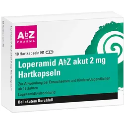 Loperamid AbZ akut 2 mg 10 St