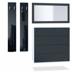GARDEROBE Horizon Schwarz matt