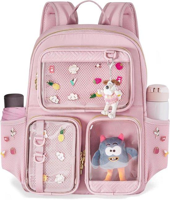 Kunststoff-Rucksack mit Steckeralbum, Konzertbeutel, Fasnachtsbeutel, mit Kompartiment, Laptop-Rucksack, Süßigkeiten-Design