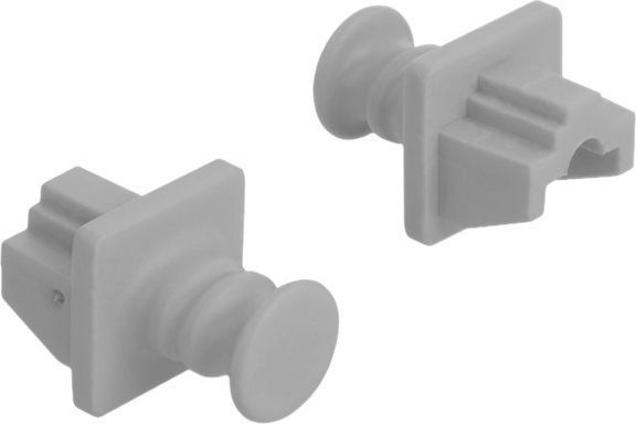 Delock 86508 Staubbescherming voor RJ45-poorten, 10 stuks, grijs