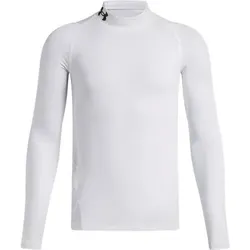 UNDER ARMOUR Kinder Hemd UA CG ARMOUR MOCK LS, Größe M in Weiß Weiß