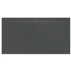 Bette BetteFloor Side Duschfläche 3376-400PLUS 170x90cm, Glasur, raven