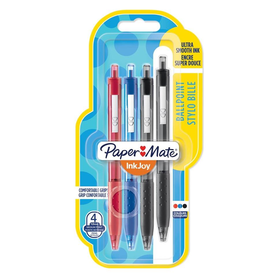 Paper Mate Kugelschreiber InkJoy 300 RT M S/B/R (4x) (1956566)