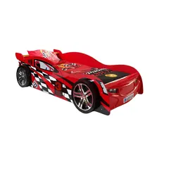 AUTOBETT Kalitina 229x60x111 aus MDF in Rot