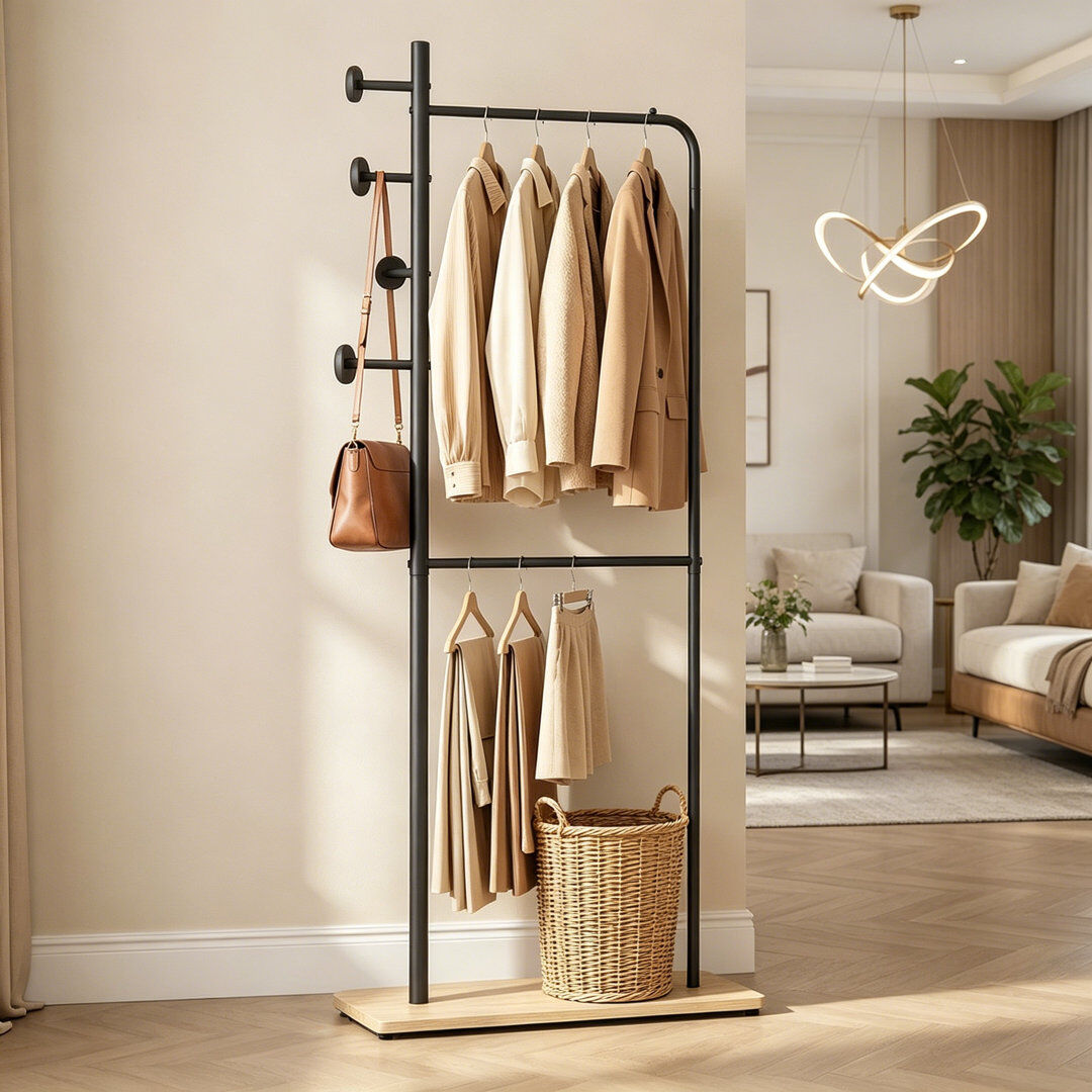 Rebrilliant 68 cm Clothes Rack