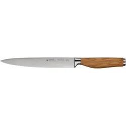 WMF Grand Wood Fleischmesser, 20 cm, Küchenmesser, Braun, Silber