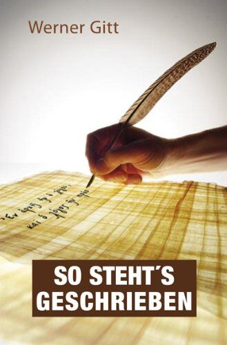 Werner Gitt - So steht's geschrieben - Preis vom 14.10.2026 23:07:16 h