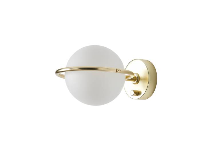 Applique murale Abbacus, dorée, Ø 14 cm - Aromas del Campo - Salon / séjour - Moderne - Métal - À ampoule unique