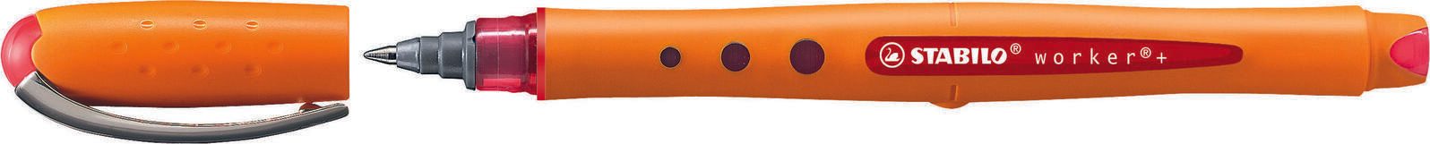 STABILO worker®+ Tintenroller 0.3 mm Rot 2016/40