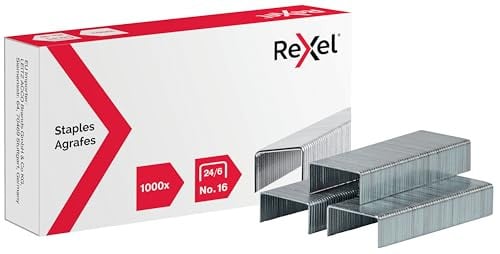 Rexel Nietjes 24/6 Gegalvaniseerd, 20 x 1000 stuks
