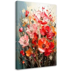 LEINWANDBILD Blumen 20x30cm