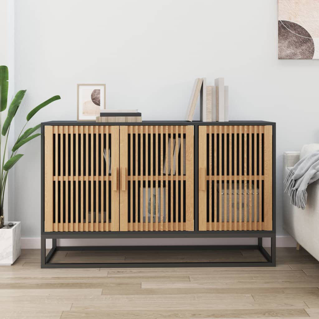 17 Stories Lynis 105cm Sideboard Black 65cm H X 105cm W X 30cm D