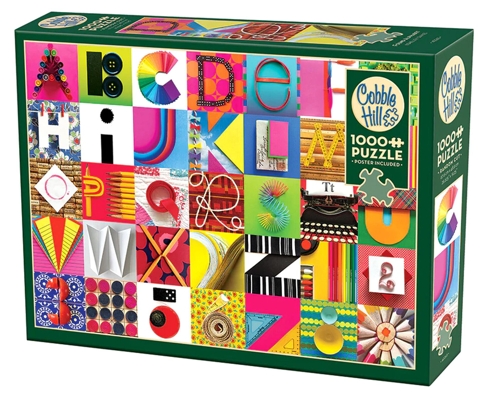 Cobble Hill Alfabet Puzzelset, 1000 stuks