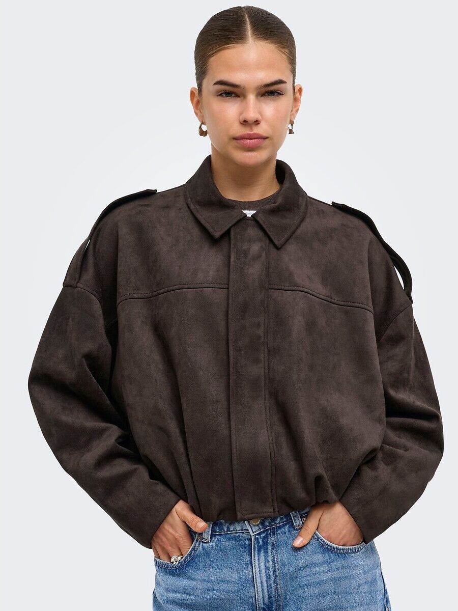ONLY Veste bomber en suédine