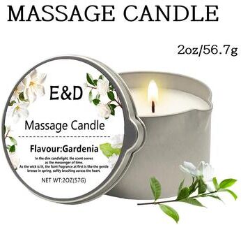 On Spot Shop Rose Scented Massage Oil Candle, Aromatherapy Body Oil For Pure Relaxation, Home Spa Gift Set gardenia