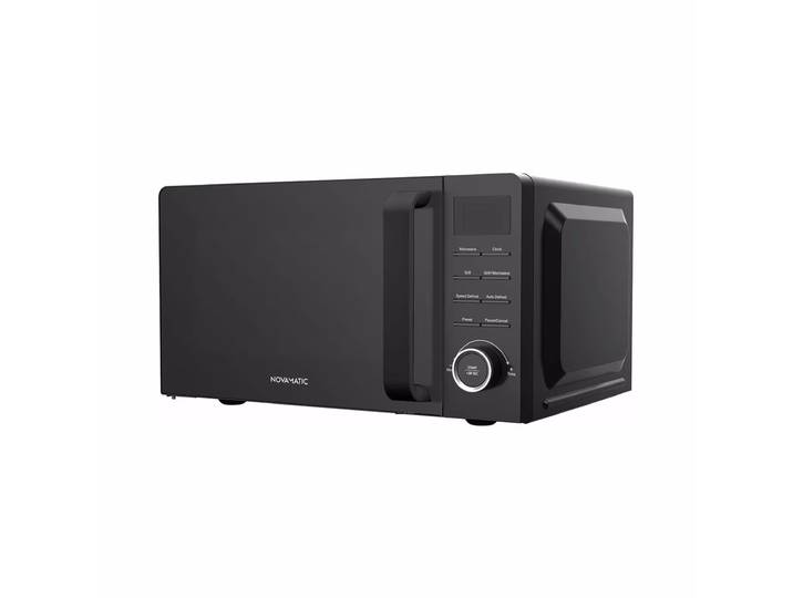 Novamatic Chef MW2000G Digital Mikrowelle mit Grill – schwarz